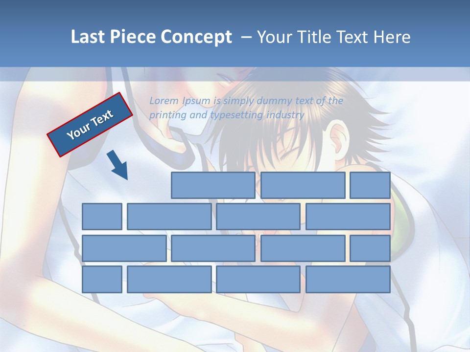 A Couple Of People Laying In A Bed Together PowerPoint Template