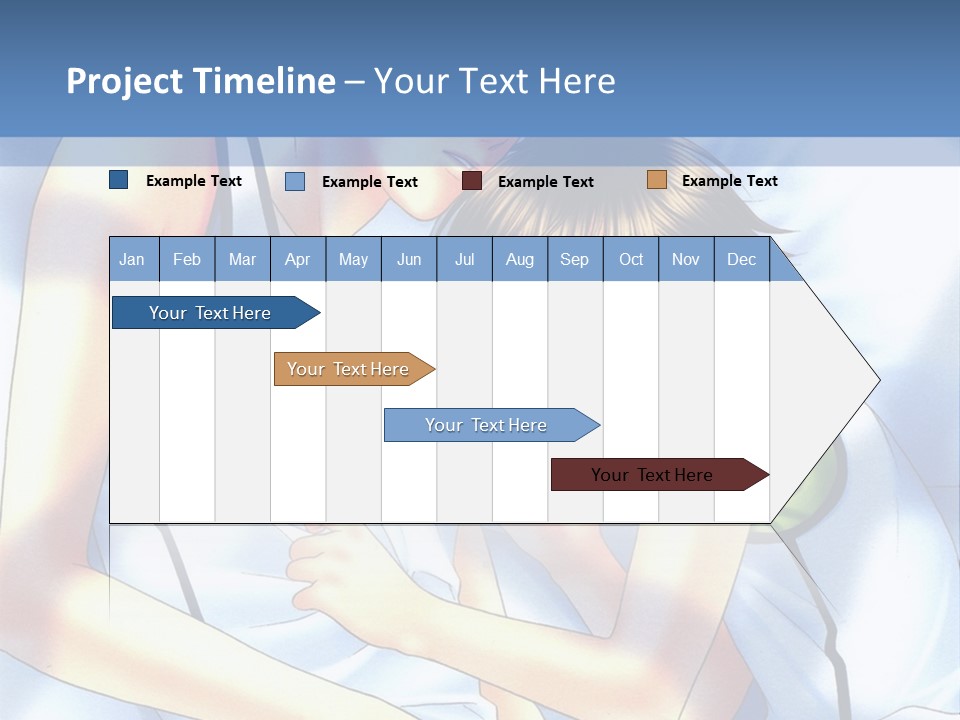 A Couple Of People Laying In A Bed Together PowerPoint Template