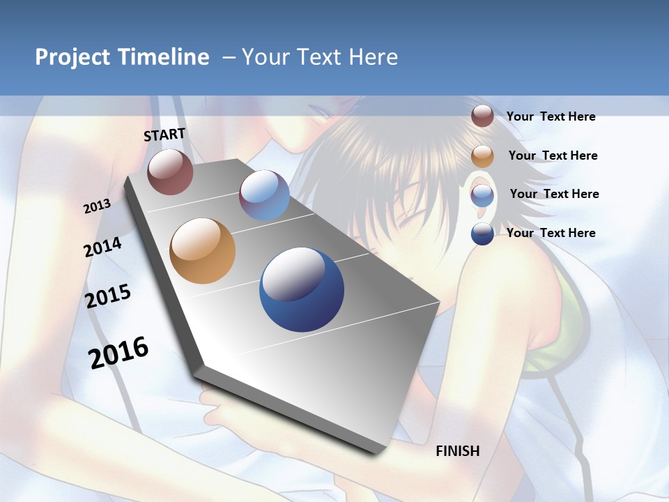 A Couple Of People Laying In A Bed Together PowerPoint Template