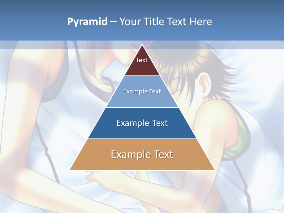 A Couple Of People Laying In A Bed Together PowerPoint Template