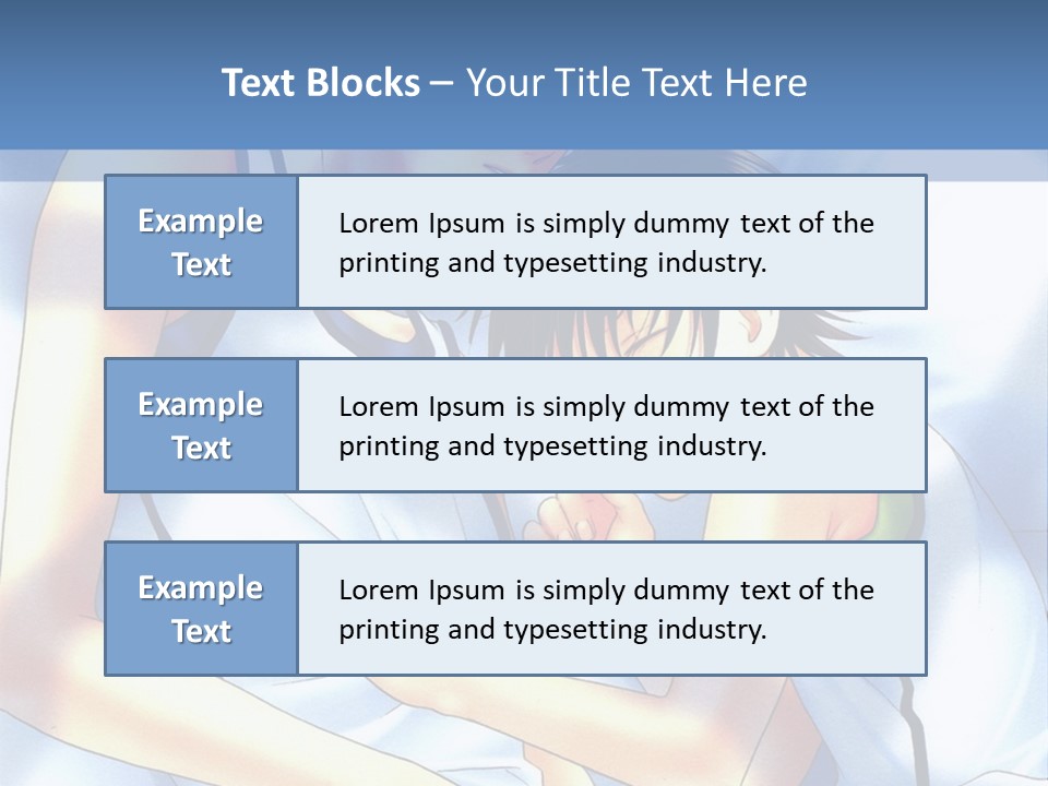 A Couple Of People Laying In A Bed Together PowerPoint Template