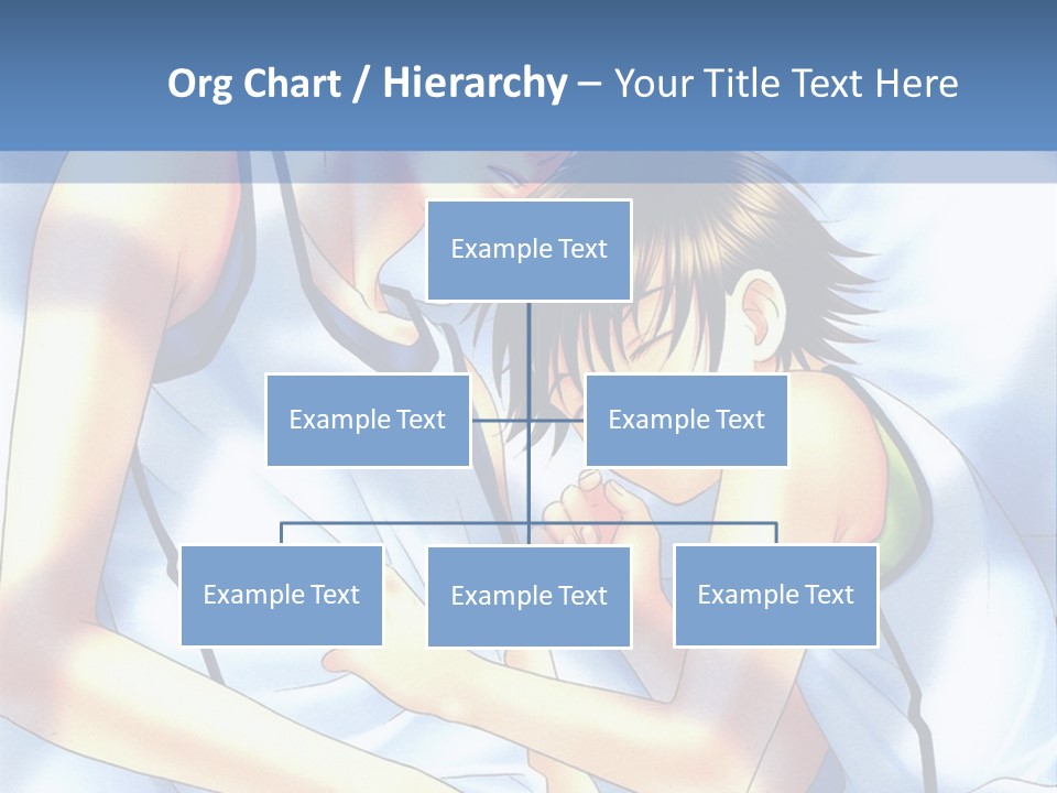 A Couple Of People Laying In A Bed Together PowerPoint Template