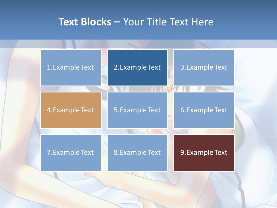 A Couple Of People Laying In A Bed Together PowerPoint Template