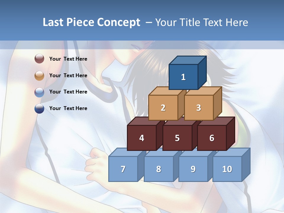 A Couple Of People Laying In A Bed Together PowerPoint Template