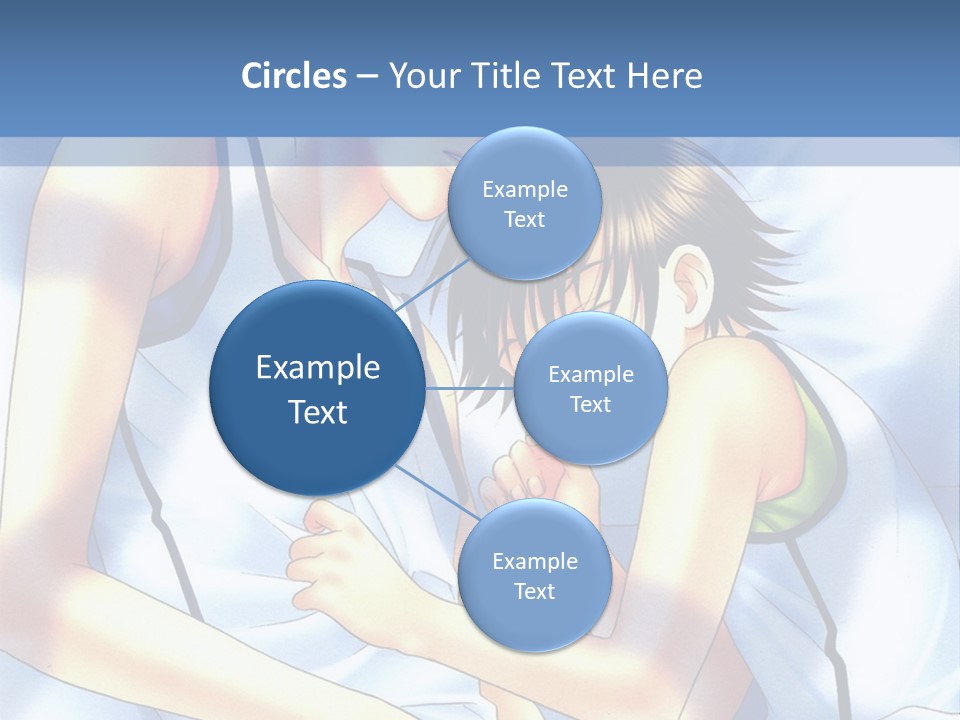 A Couple Of People Laying In A Bed Together PowerPoint Template