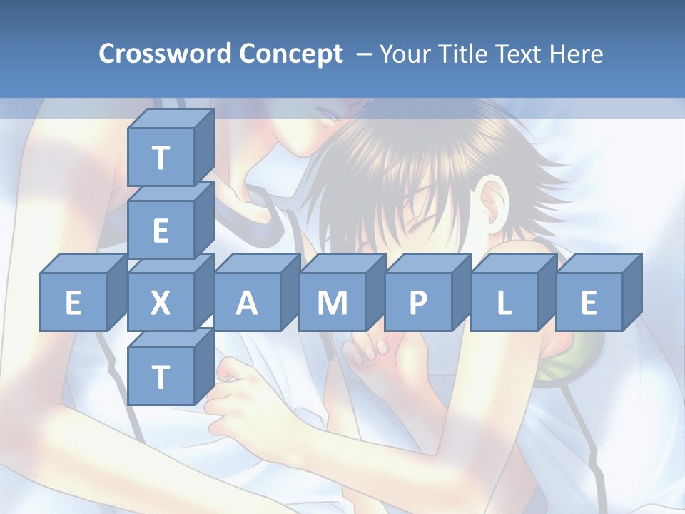 A Couple Of People Laying In A Bed Together PowerPoint Template