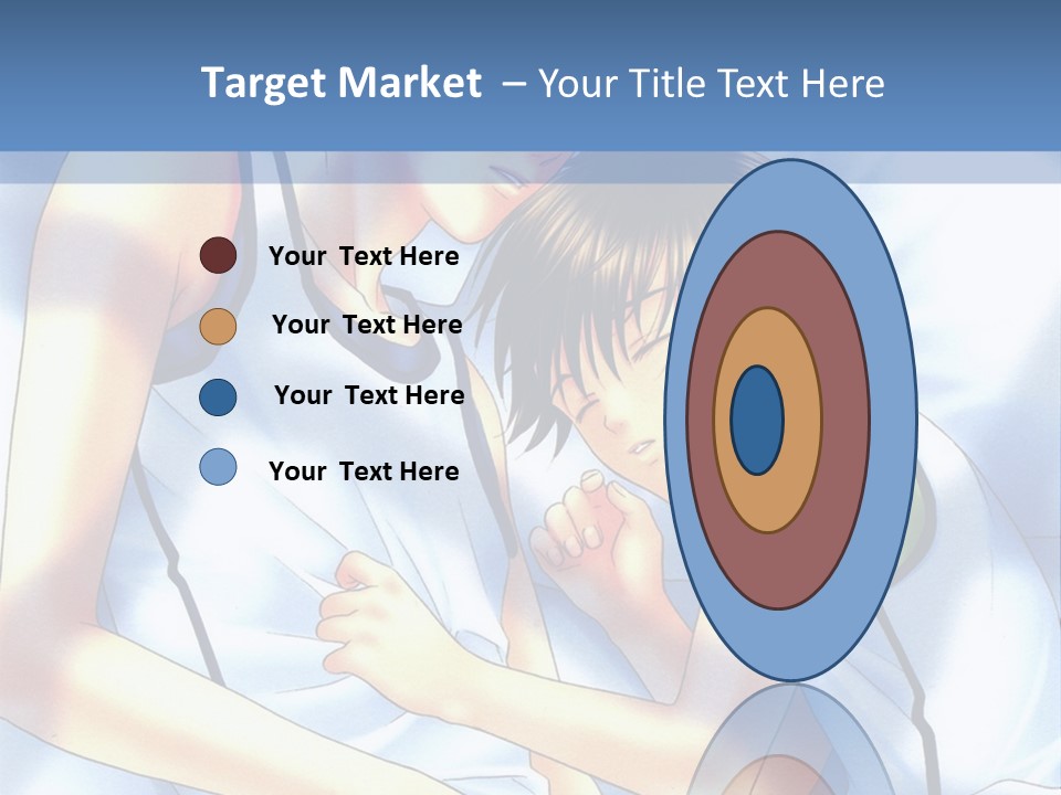 A Couple Of People Laying In A Bed Together PowerPoint Template