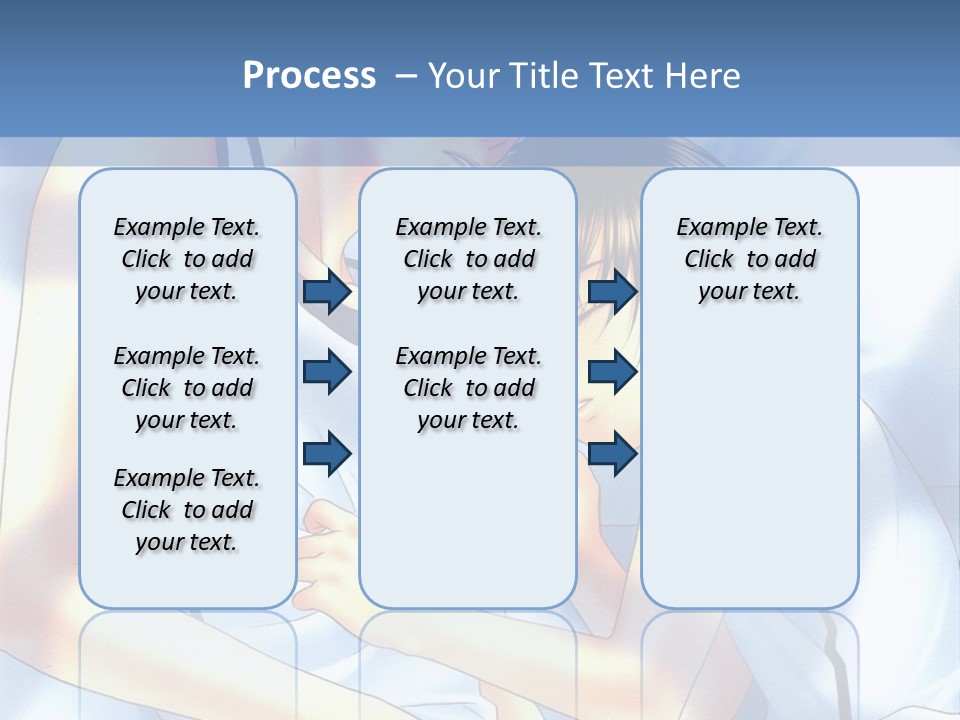 A Couple Of People Laying In A Bed Together PowerPoint Template
