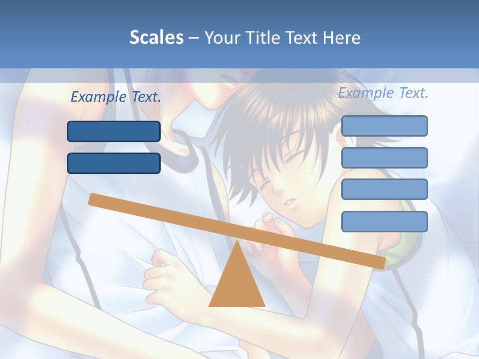 A Couple Of People Laying In A Bed Together PowerPoint Template