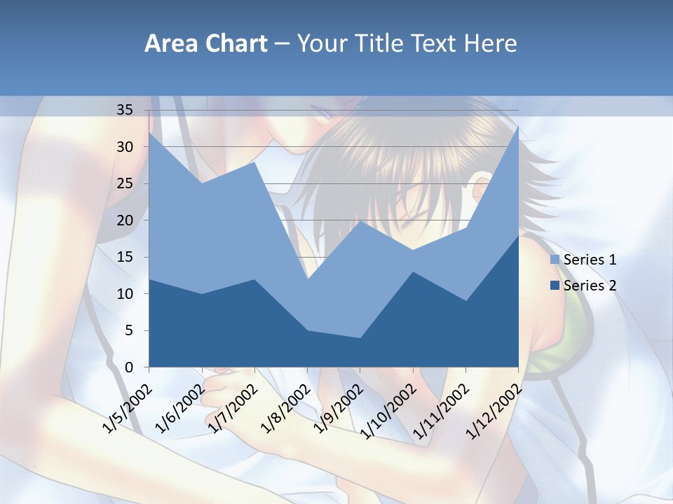 A Couple Of People Laying In A Bed Together PowerPoint Template