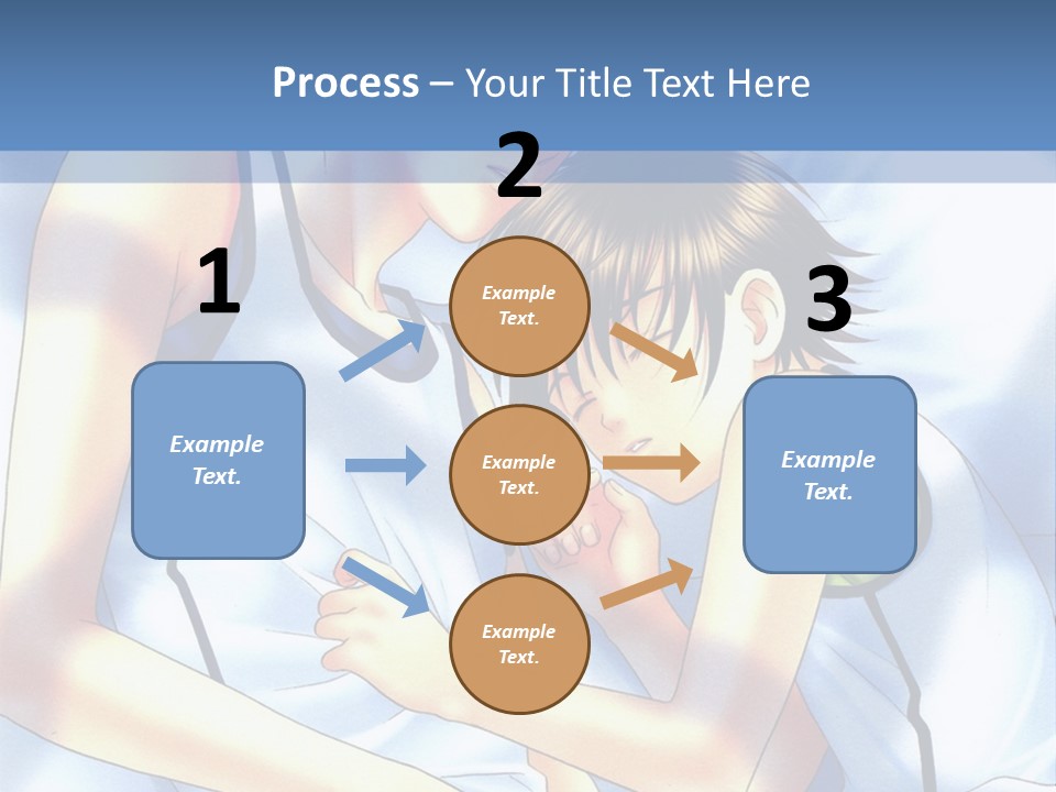 A Couple Of People Laying In A Bed Together PowerPoint Template