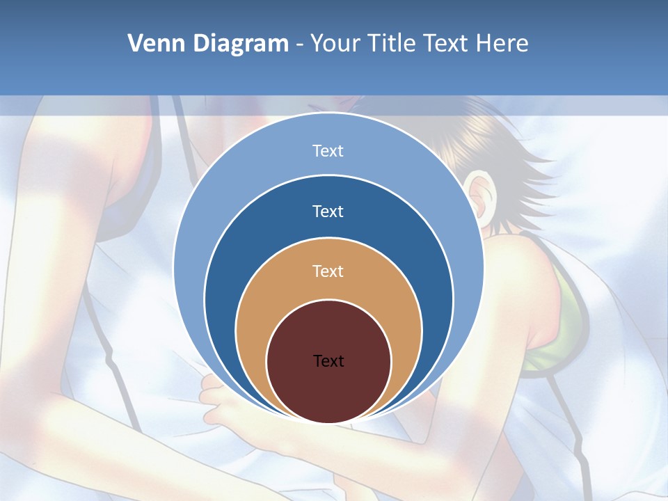 A Couple Of People Laying In A Bed Together PowerPoint Template