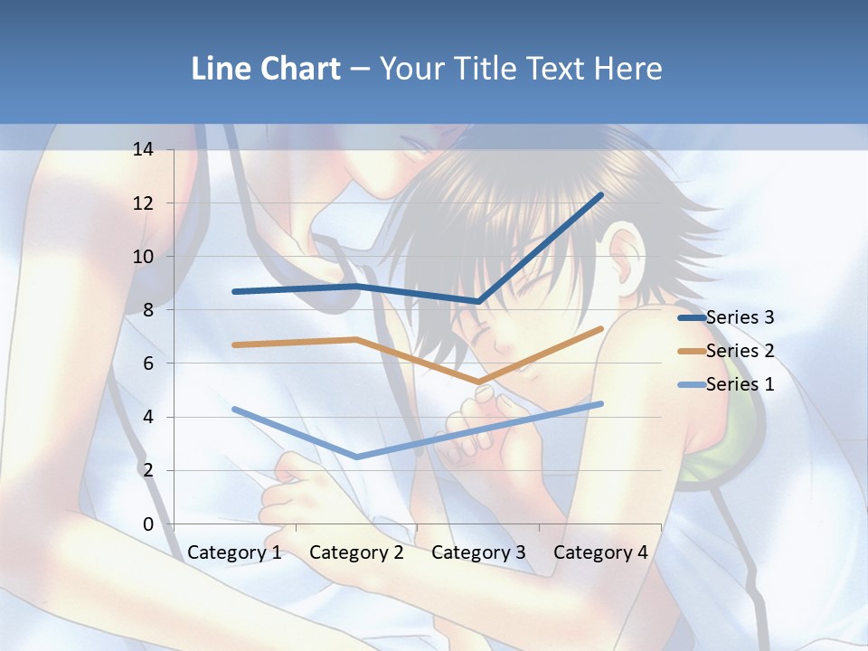 A Couple Of People Laying In A Bed Together PowerPoint Template