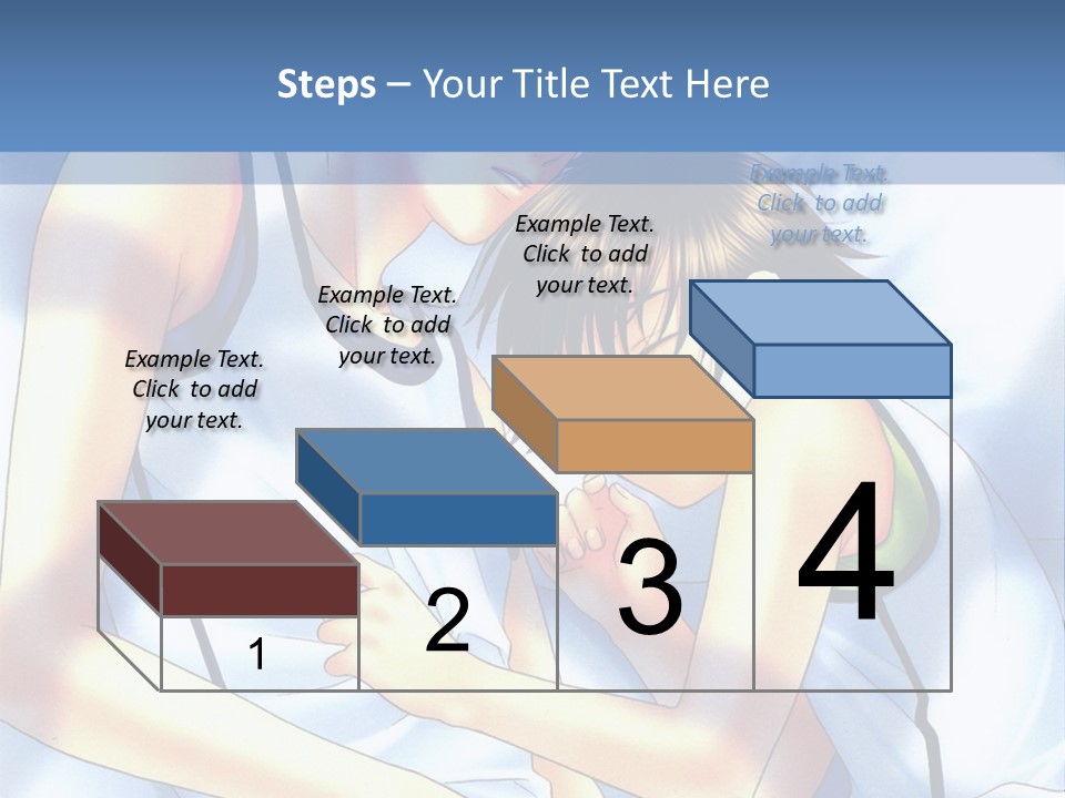 A Couple Of People Laying In A Bed Together PowerPoint Template