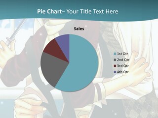 A Couple Of People Standing Next To Each Other PowerPoint Template