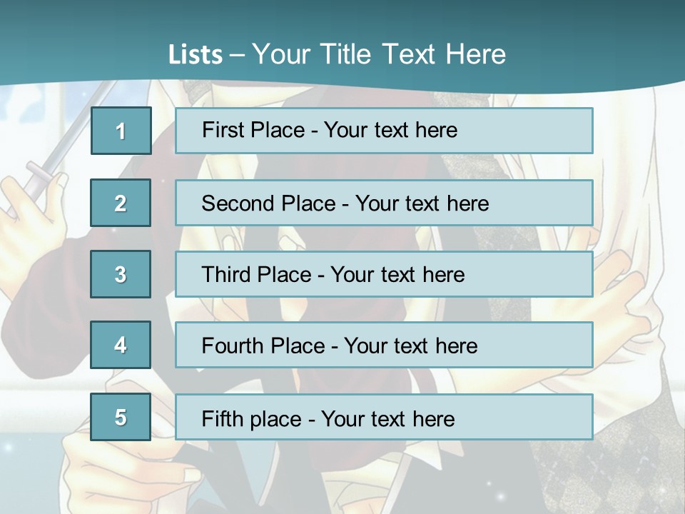 A Couple Of People Standing Next To Each Other PowerPoint Template