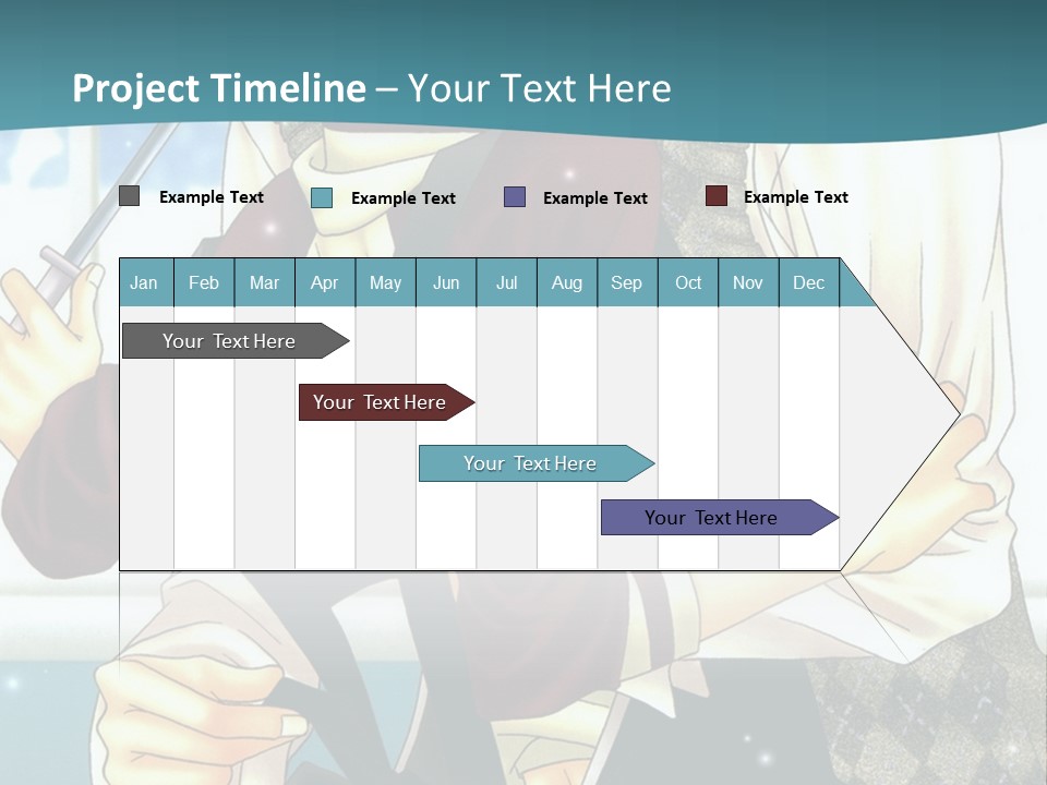 A Couple Of People Standing Next To Each Other PowerPoint Template
