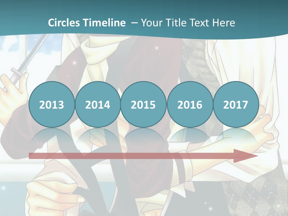 A Couple Of People Standing Next To Each Other PowerPoint Template