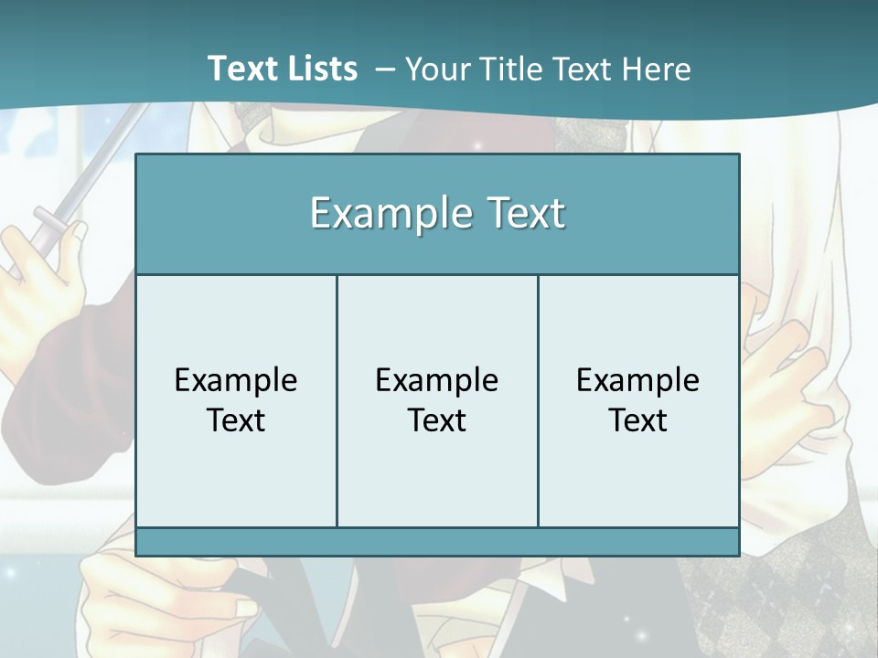 A Couple Of People Standing Next To Each Other PowerPoint Template