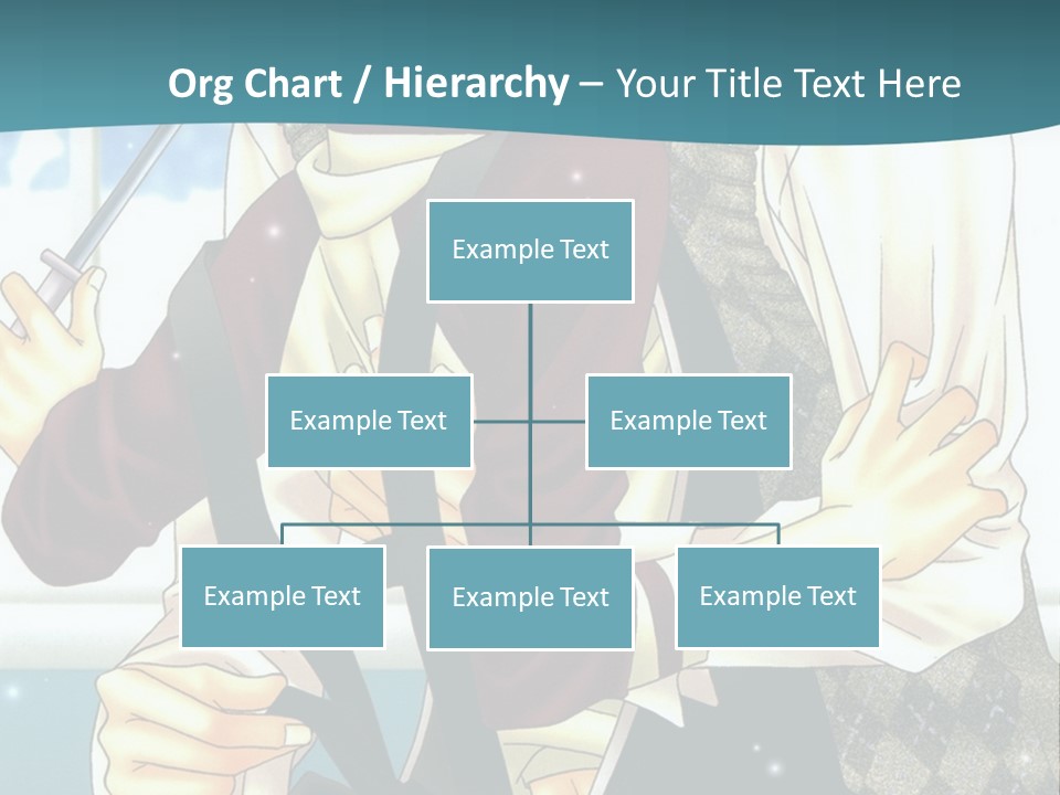 A Couple Of People Standing Next To Each Other PowerPoint Template