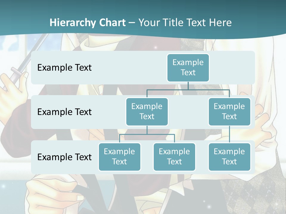 A Couple Of People Standing Next To Each Other PowerPoint Template