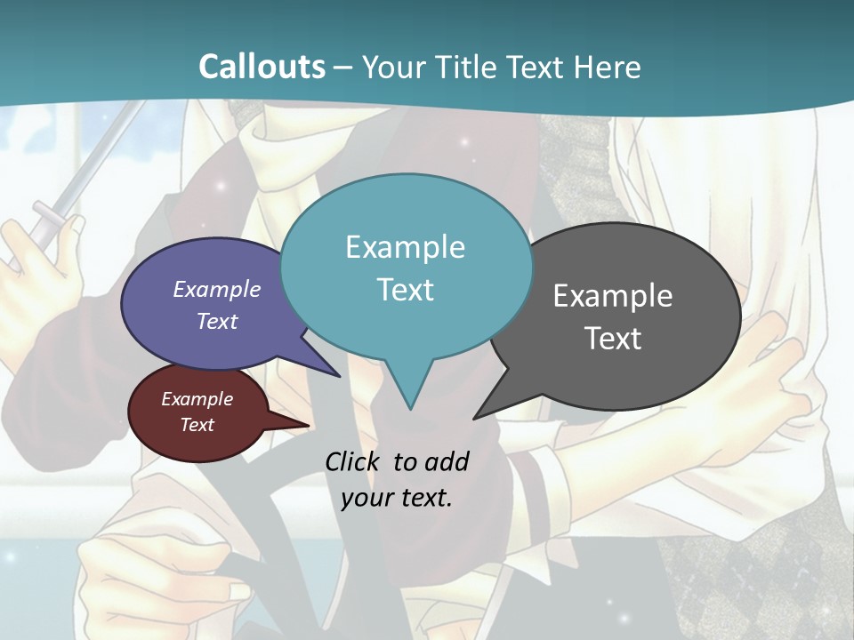 A Couple Of People Standing Next To Each Other PowerPoint Template