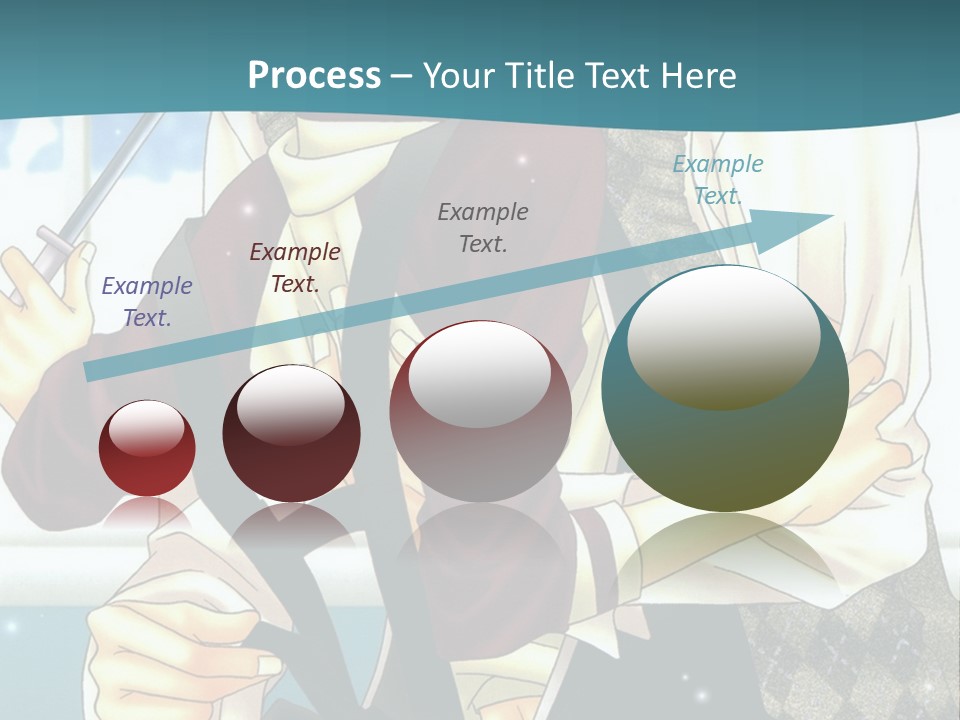 A Couple Of People Standing Next To Each Other PowerPoint Template
