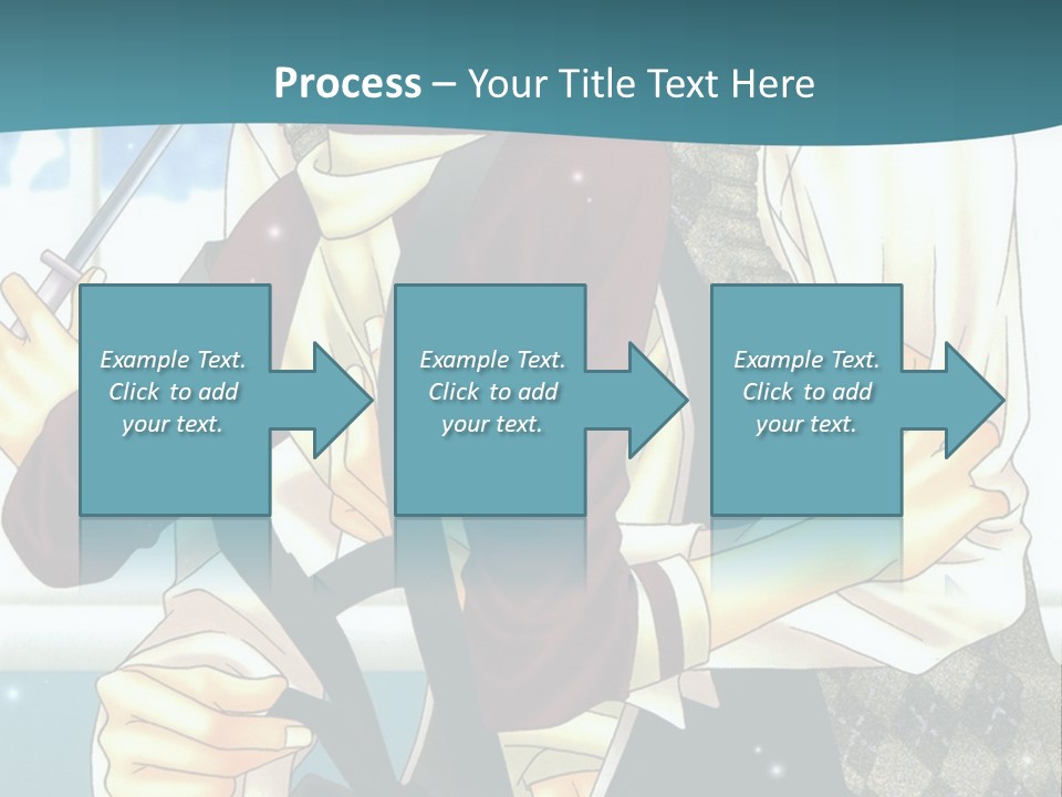 A Couple Of People Standing Next To Each Other PowerPoint Template