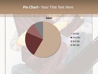 A Couple Of People Sitting On Top Of Each Other PowerPoint Template