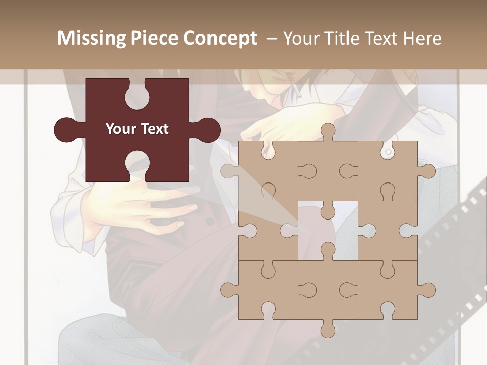 A Couple Of People Sitting On Top Of Each Other PowerPoint Template