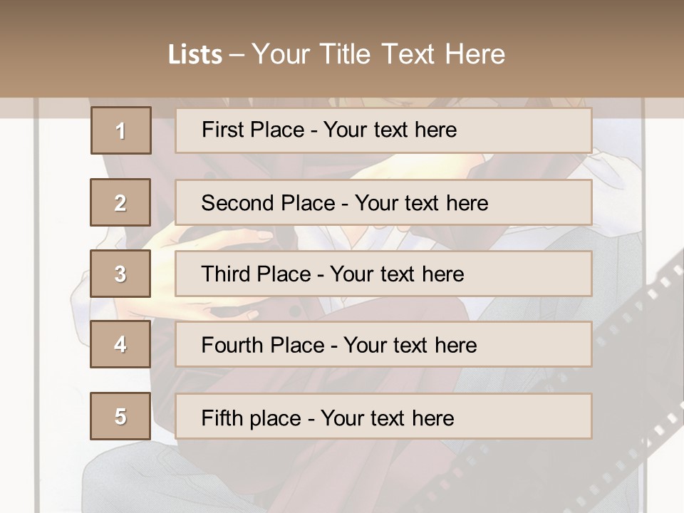 A Couple Of People Sitting On Top Of Each Other PowerPoint Template