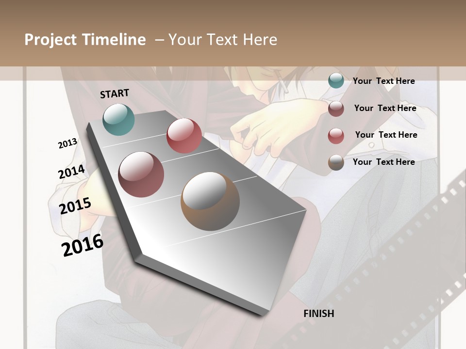 A Couple Of People Sitting On Top Of Each Other PowerPoint Template