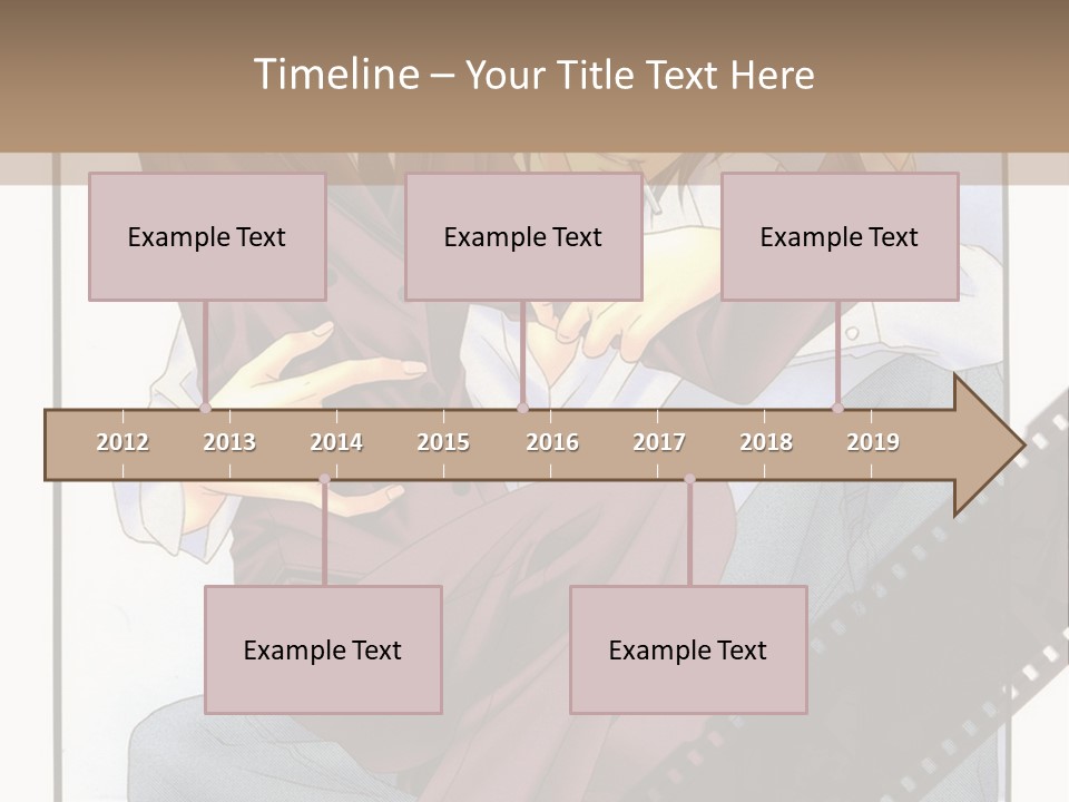 A Couple Of People Sitting On Top Of Each Other PowerPoint Template