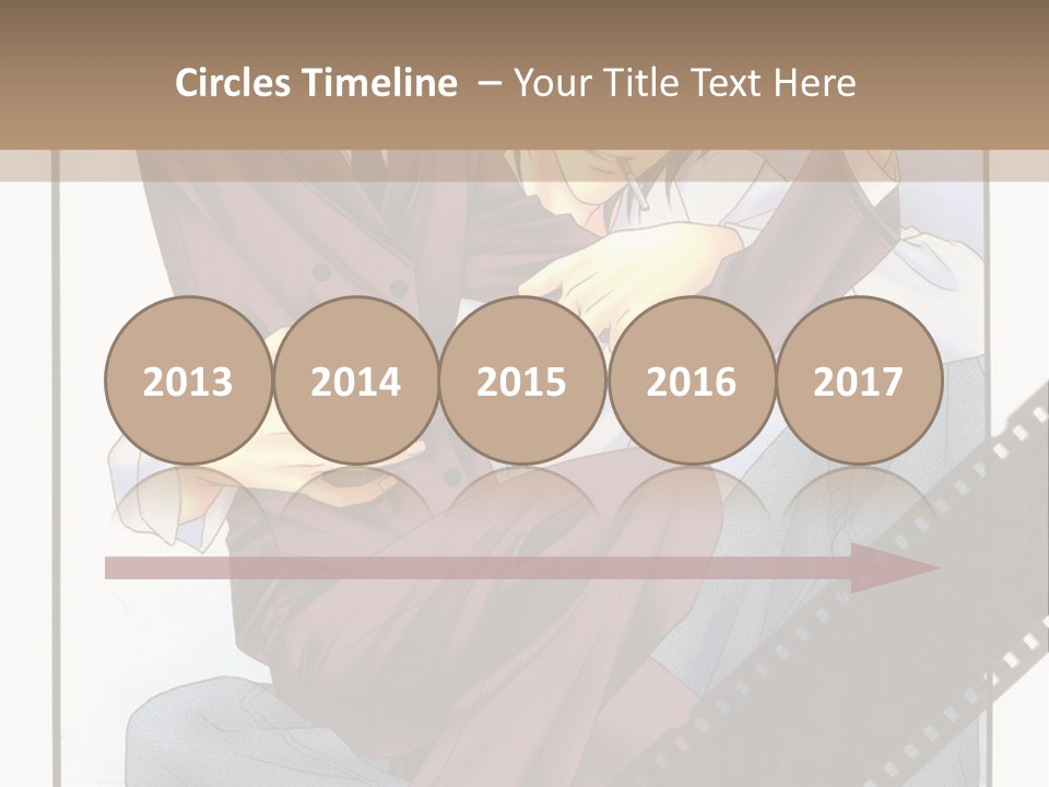 A Couple Of People Sitting On Top Of Each Other PowerPoint Template