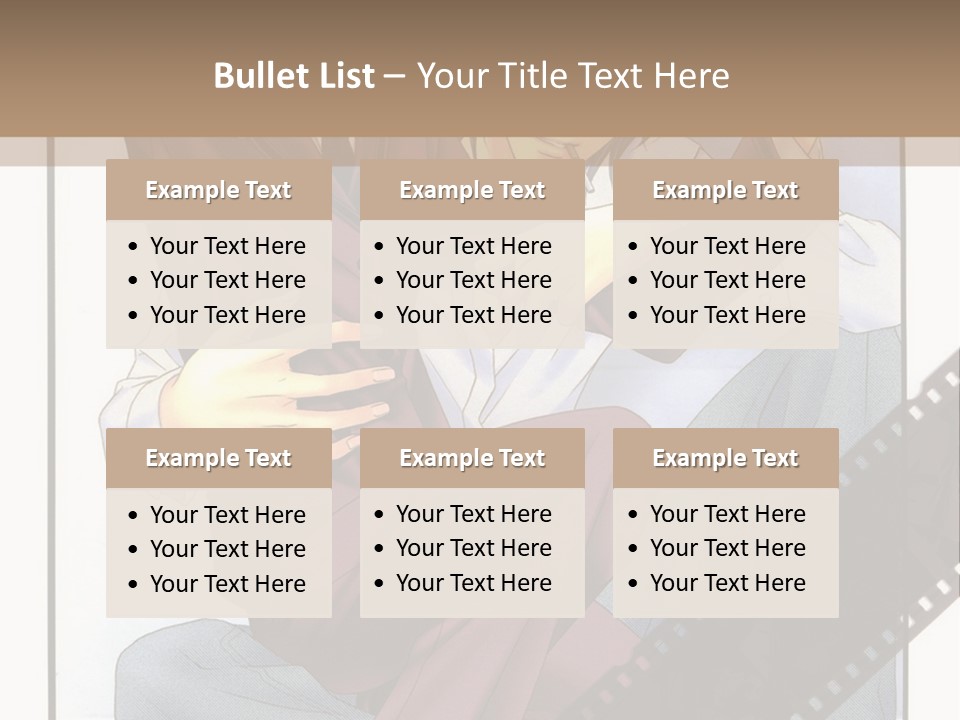 A Couple Of People Sitting On Top Of Each Other PowerPoint Template
