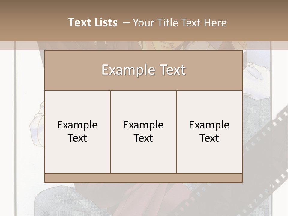 A Couple Of People Sitting On Top Of Each Other PowerPoint Template