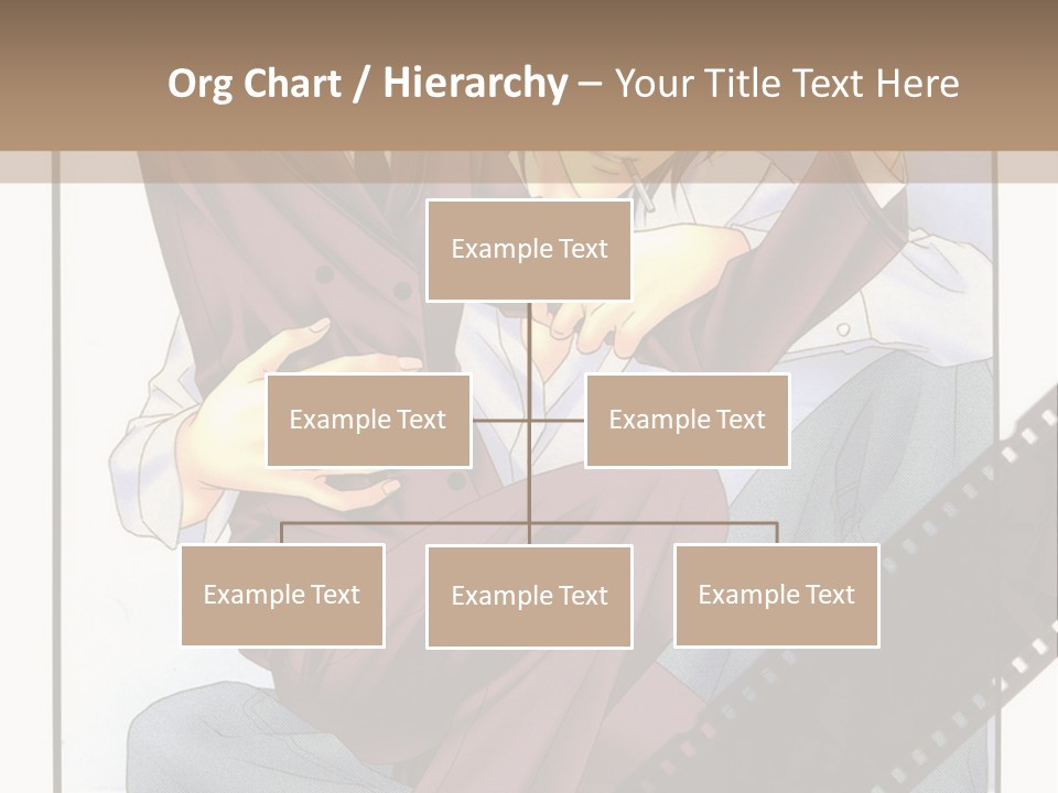 A Couple Of People Sitting On Top Of Each Other PowerPoint Template