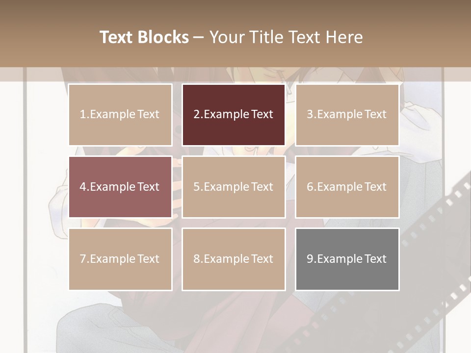 A Couple Of People Sitting On Top Of Each Other PowerPoint Template