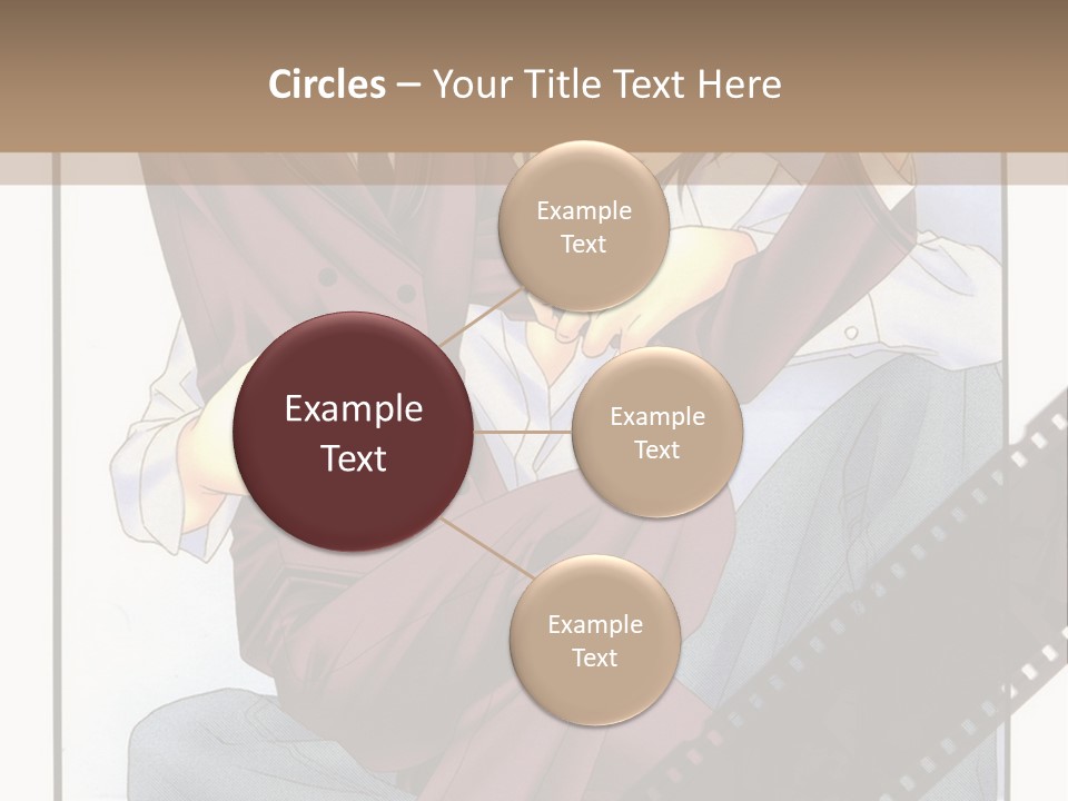 A Couple Of People Sitting On Top Of Each Other PowerPoint Template