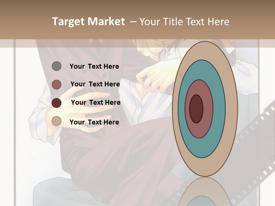 A Couple Of People Sitting On Top Of Each Other PowerPoint Template