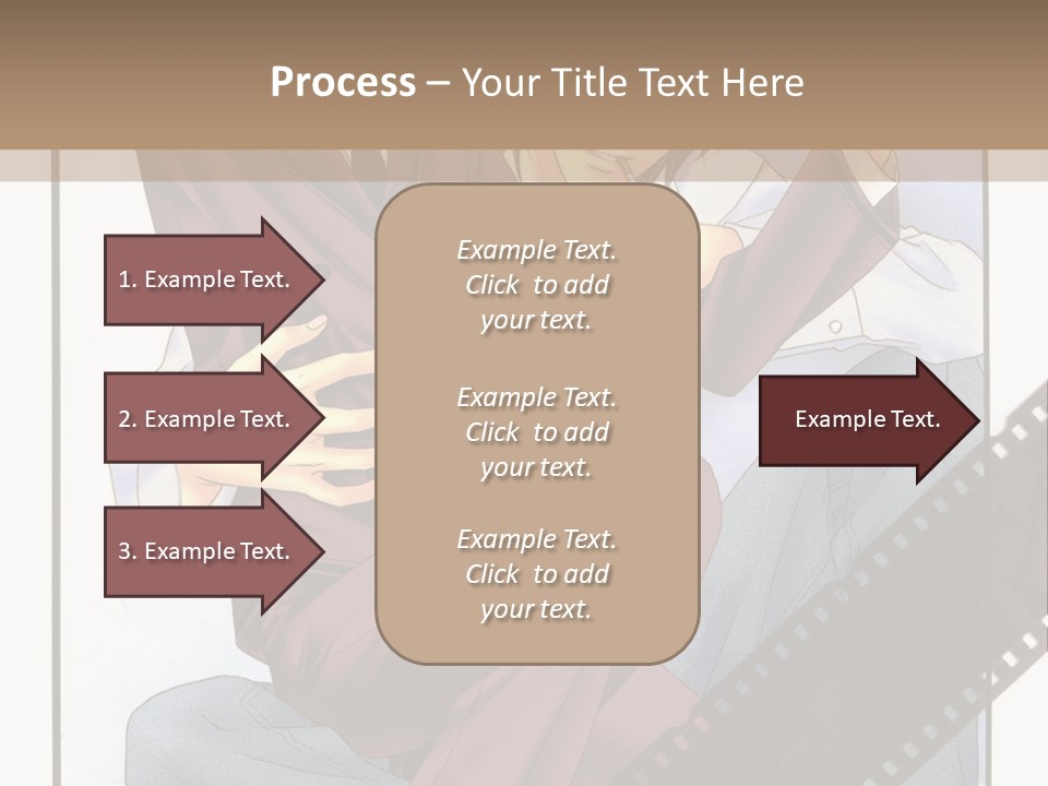 A Couple Of People Sitting On Top Of Each Other PowerPoint Template