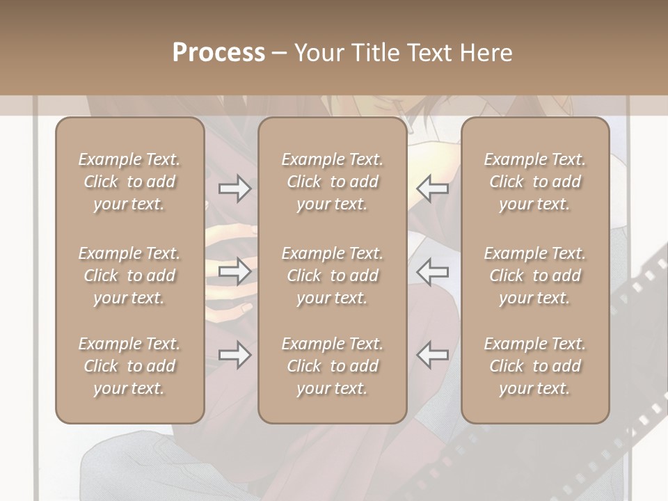 A Couple Of People Sitting On Top Of Each Other PowerPoint Template
