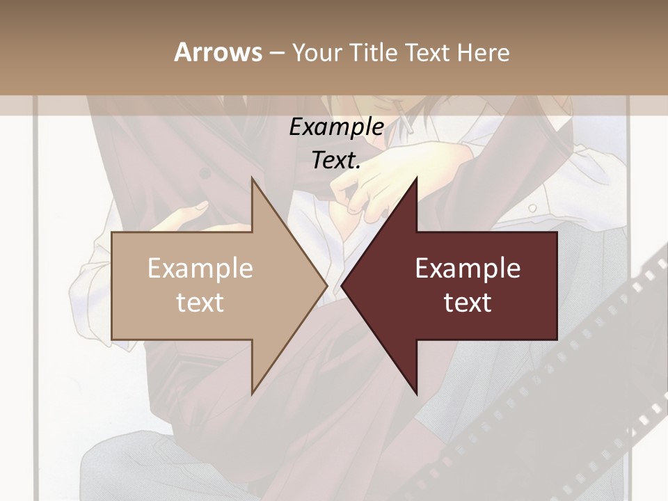 A Couple Of People Sitting On Top Of Each Other PowerPoint Template