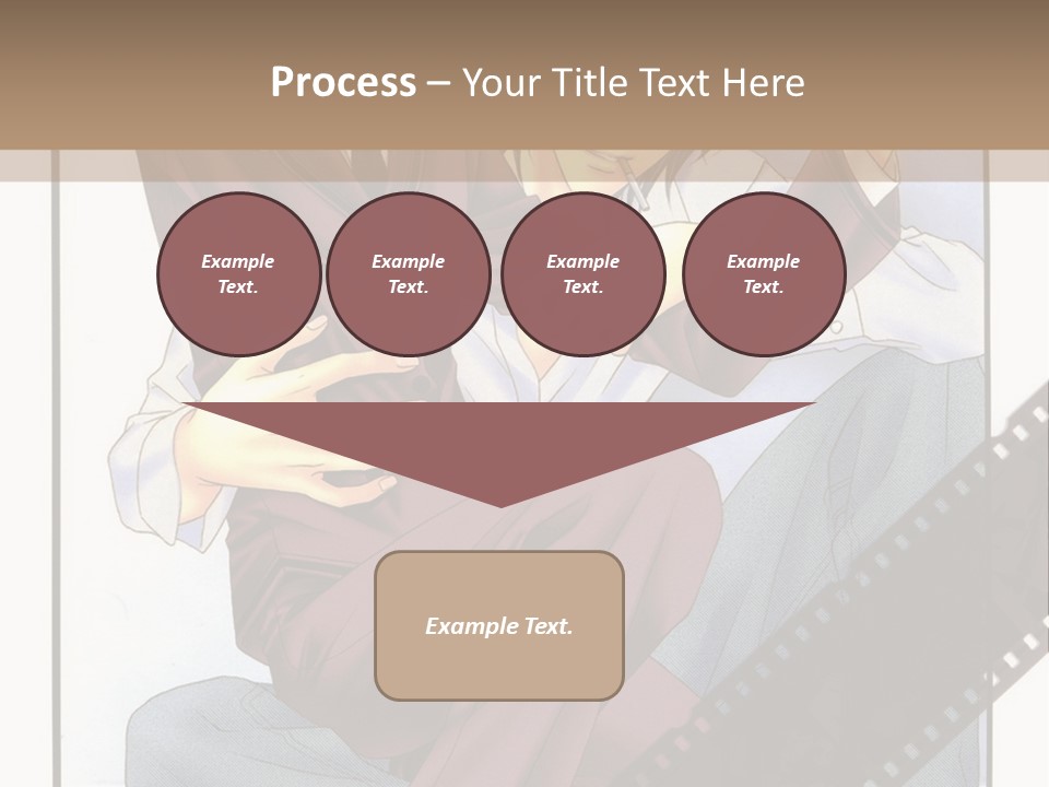 A Couple Of People Sitting On Top Of Each Other PowerPoint Template