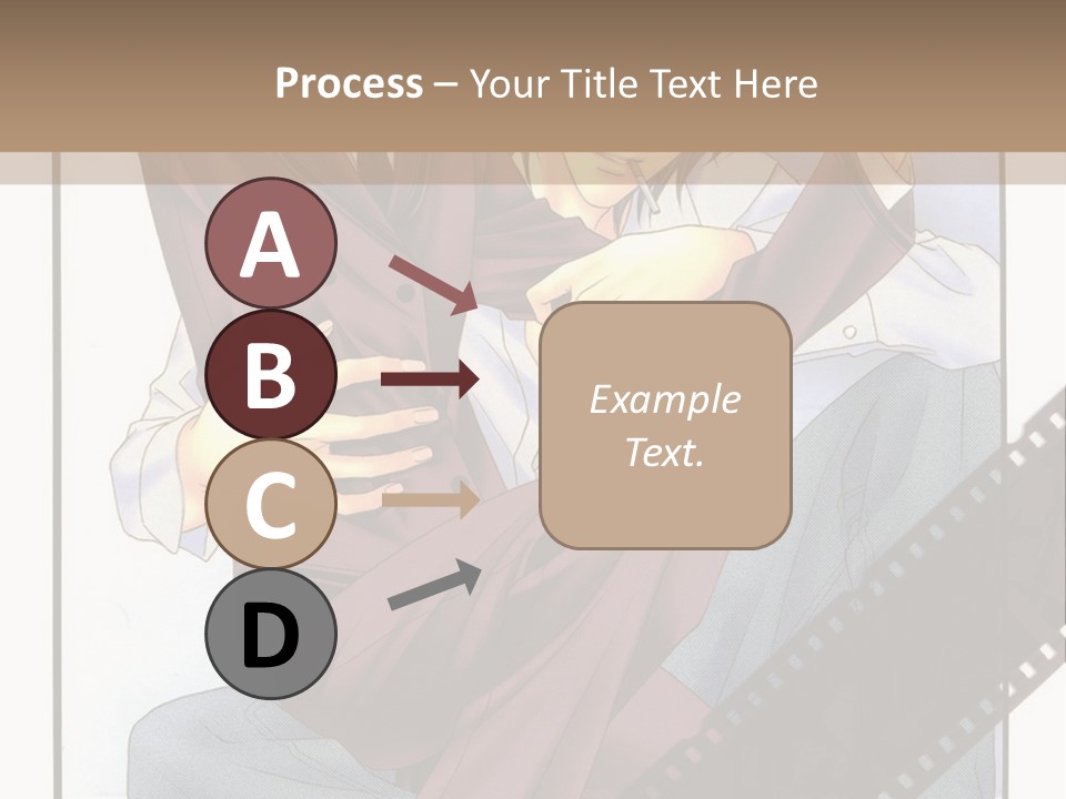 A Couple Of People Sitting On Top Of Each Other PowerPoint Template