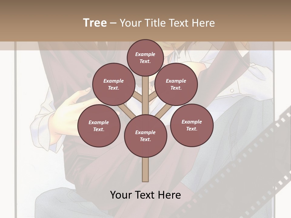 A Couple Of People Sitting On Top Of Each Other PowerPoint Template