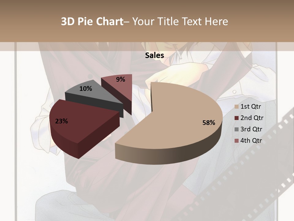 A Couple Of People Sitting On Top Of Each Other PowerPoint Template