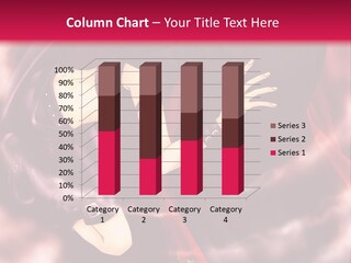 A Couple Of Anime Characters Hugging In Front Of A Pink Background PowerPoint Template