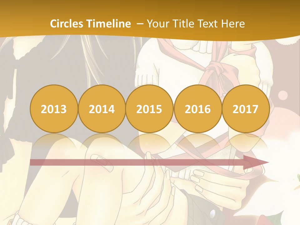 A Couple Of Anime Characters Sitting Next To Each Other PowerPoint Template