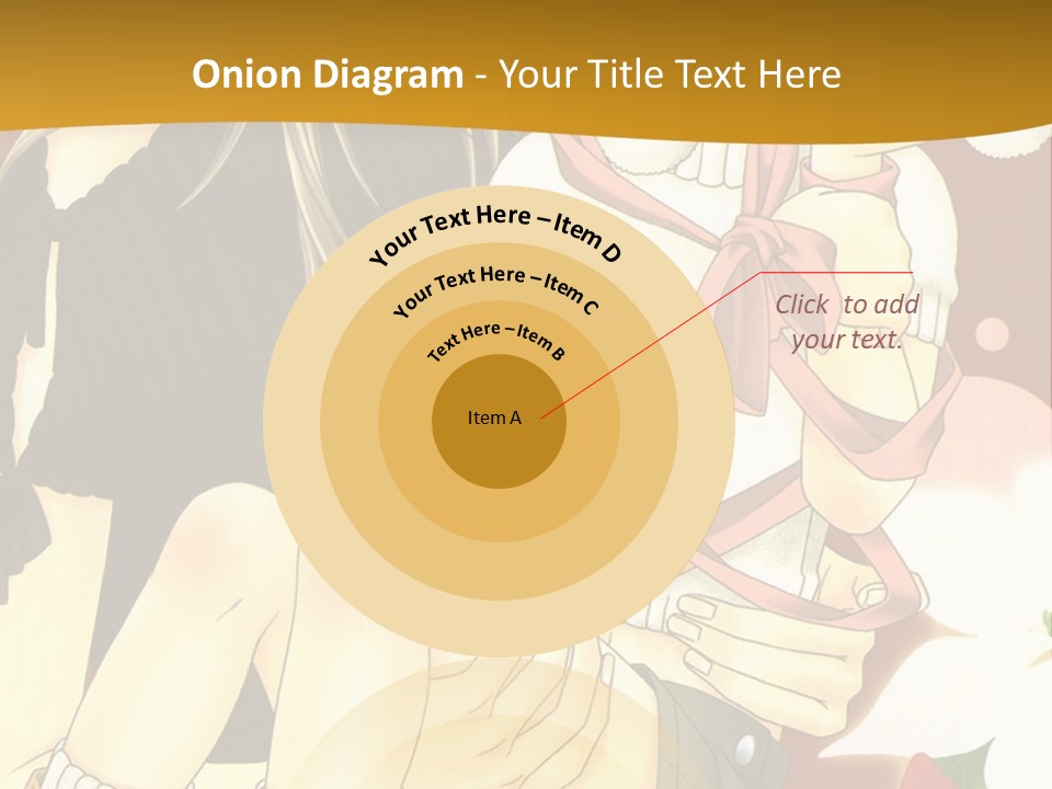 A Couple Of Anime Characters Sitting Next To Each Other PowerPoint Template